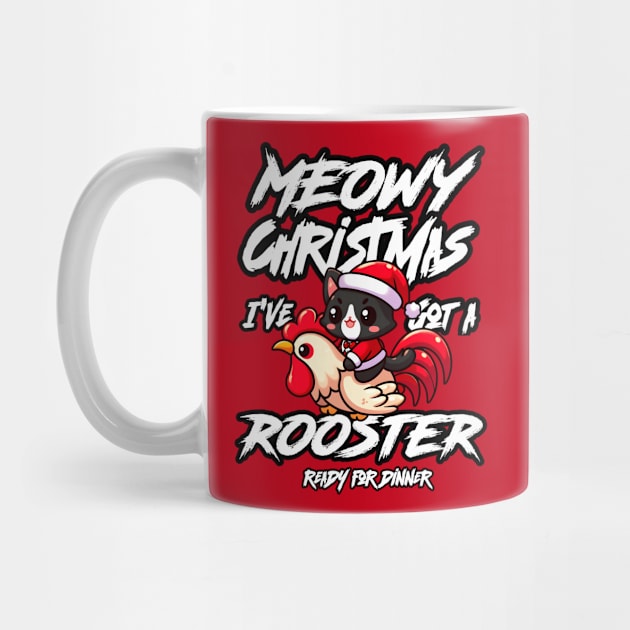 Meowy Christmas - I've got a Rooster - Kitten Christmas by SergioCoelho_Arts